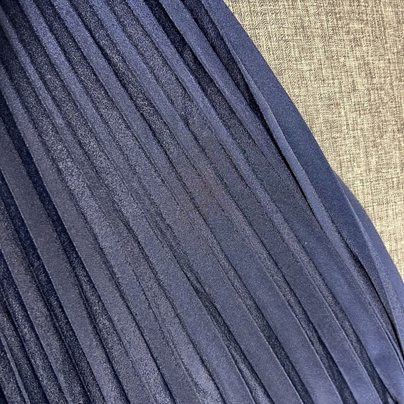 Polo Ralph Lauren Blue Pleated Skirt Size L - Picture 5 of 10